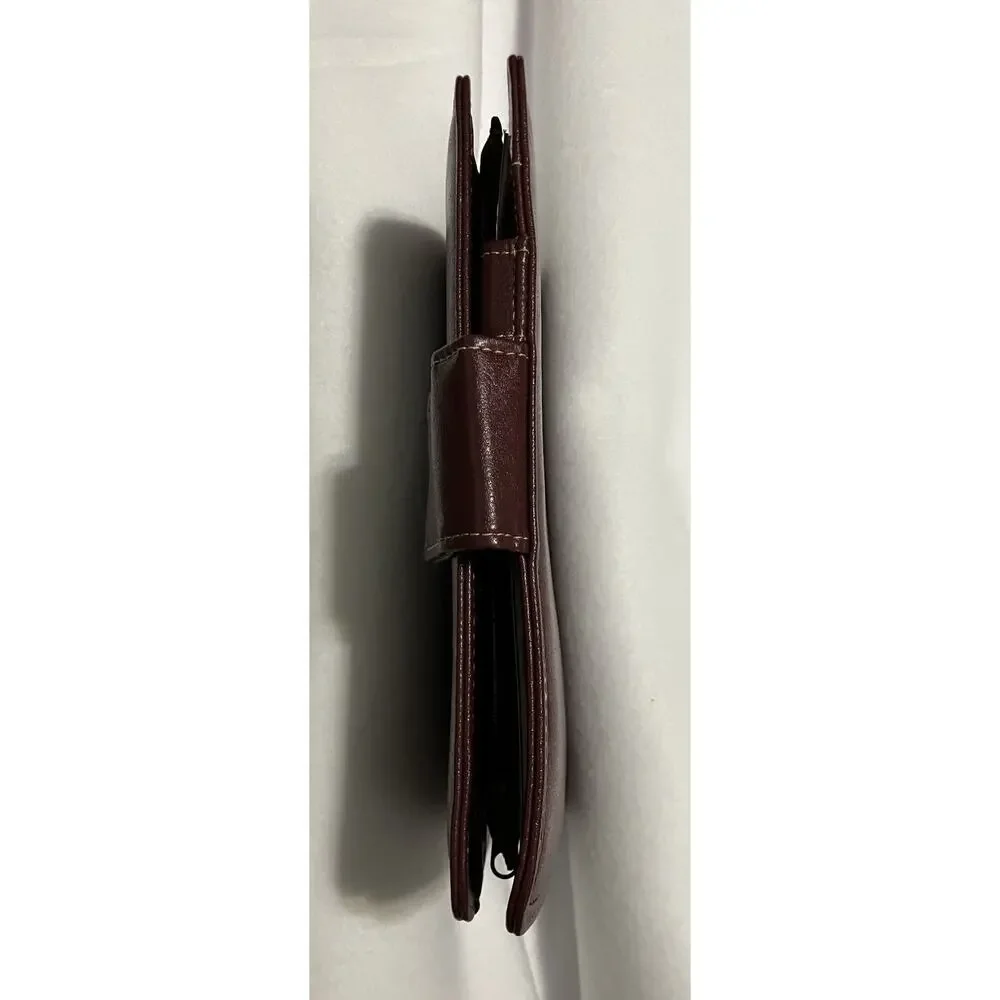 Franklin Covey Leather 7-Ring Notebook Planner Organizer Needs Fillers Burgundy